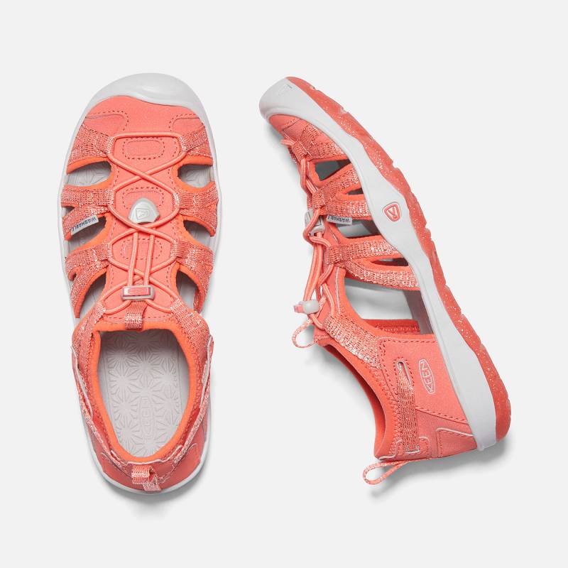 Keen Moxie Sandalen Kinder DE-97526 Coral/Vapor - Keen Kinderschuhe Koralle